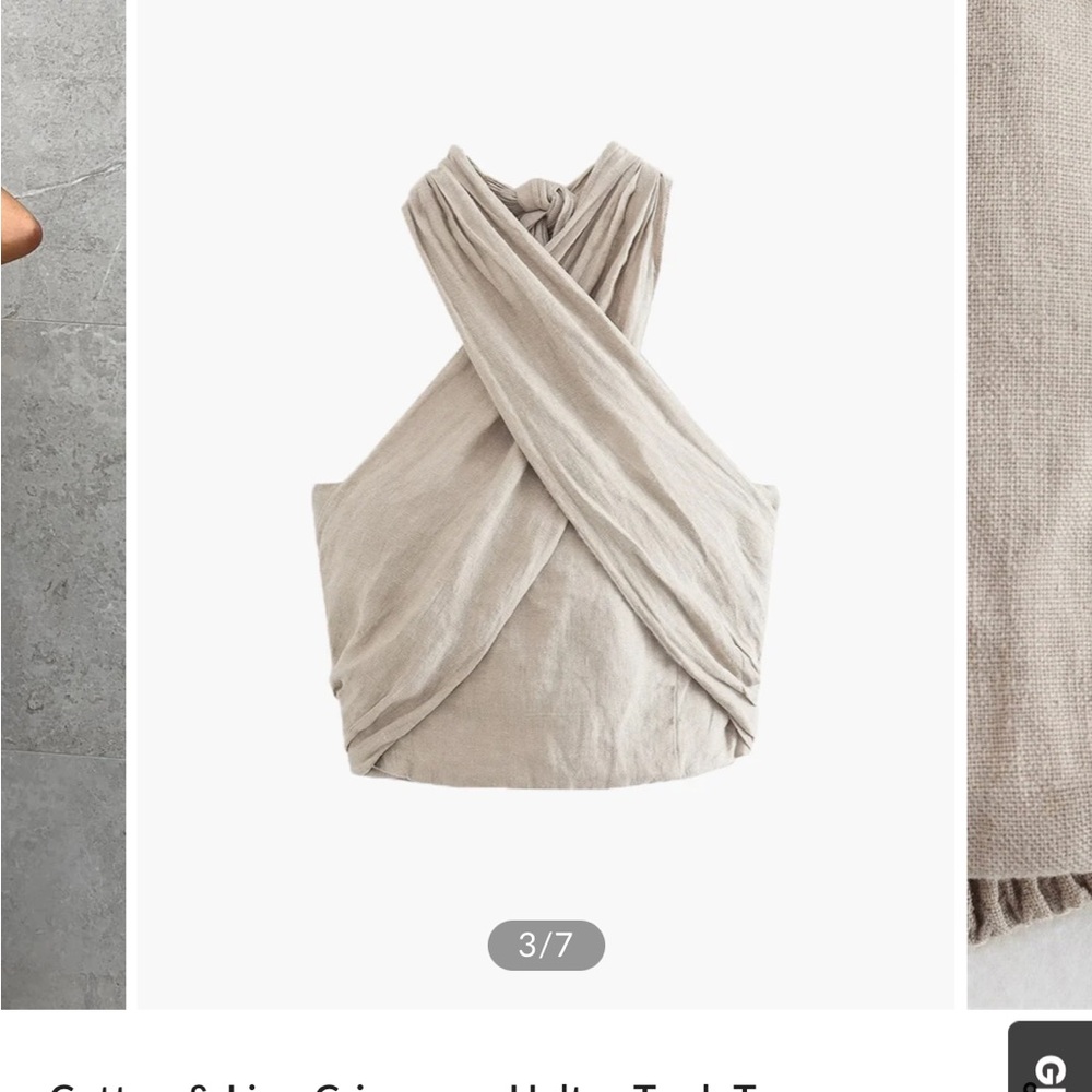 Elegant Tan Women's Top from Commense